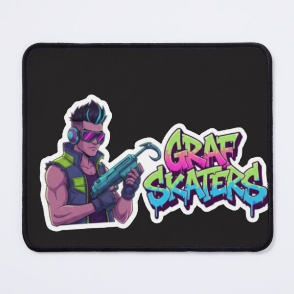 Item preview, Bomb Rush Cyberfunk Graffiti Skater - Street Art Sticker designed and sold by Pixel & Beyond.