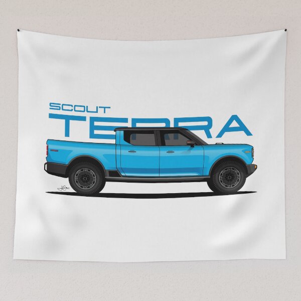 Item preview, Copy of Terra electric Pickup with reflection Off Road 4x4 Overlander designed and sold by blackdogshop.