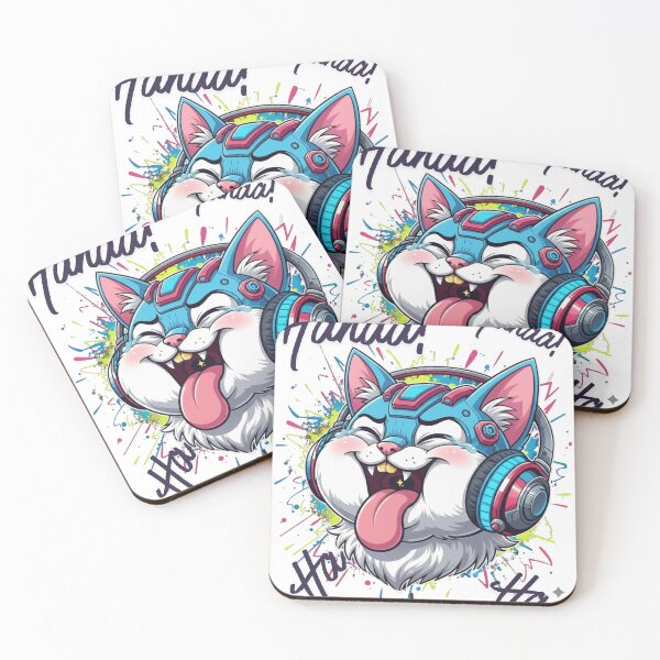 Item preview, Laughing Robot Kitty t-shirts and sticker designed and sold by Kikaytv.com.