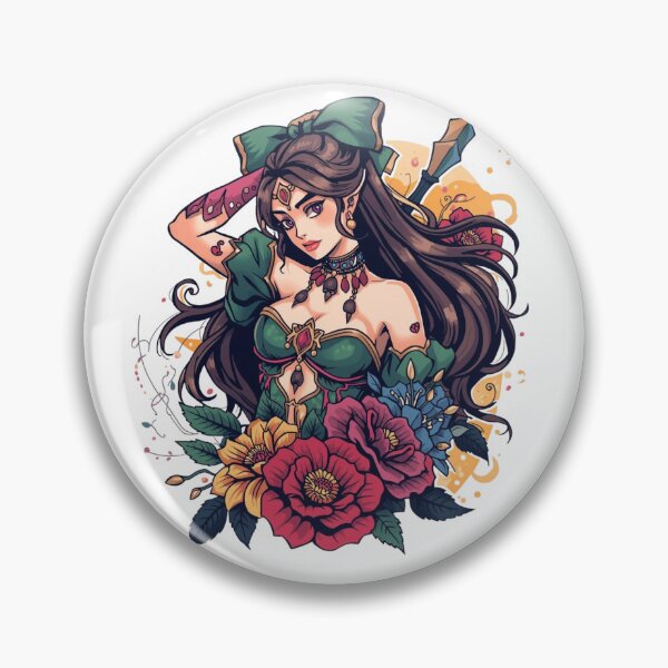 Item preview, The Verdant Floral Queen designed and sold by Florals and Daggers Designs.