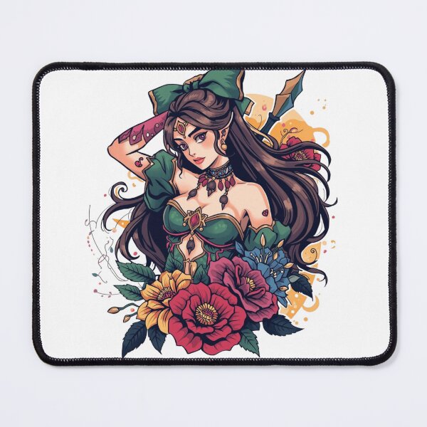 Item preview, The Verdant Floral Queen designed and sold by Florals and Daggers Designs.