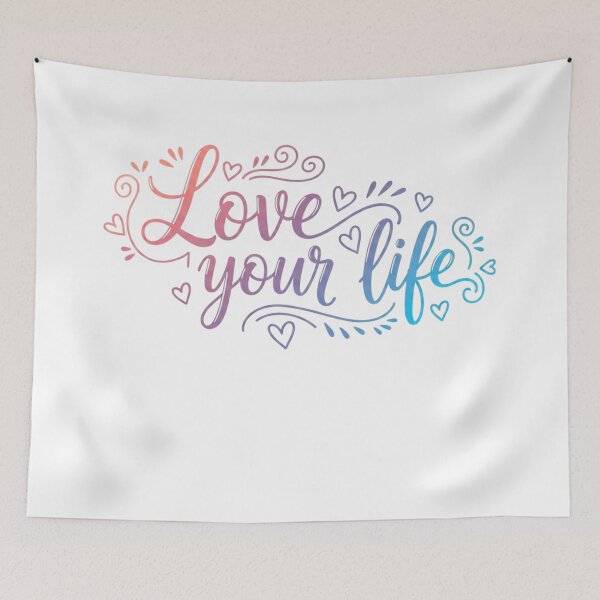 Item preview, Love Your Life Daily Empowerment | Positive Mindset Fitness & Wellness Apparel designed and sold by FitEnvy.
