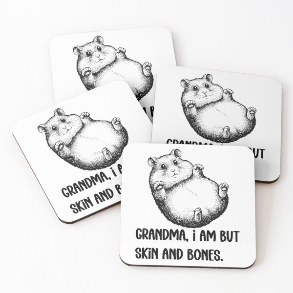Item preview, Grandma, I Am But Skin And Bones Funny Hamster designed and sold by FouChan.