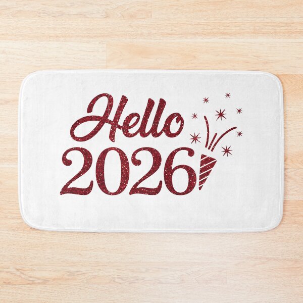 Item preview, Glitter Hello 2026 – Sparkle New Year designed and sold by gunaone-design.