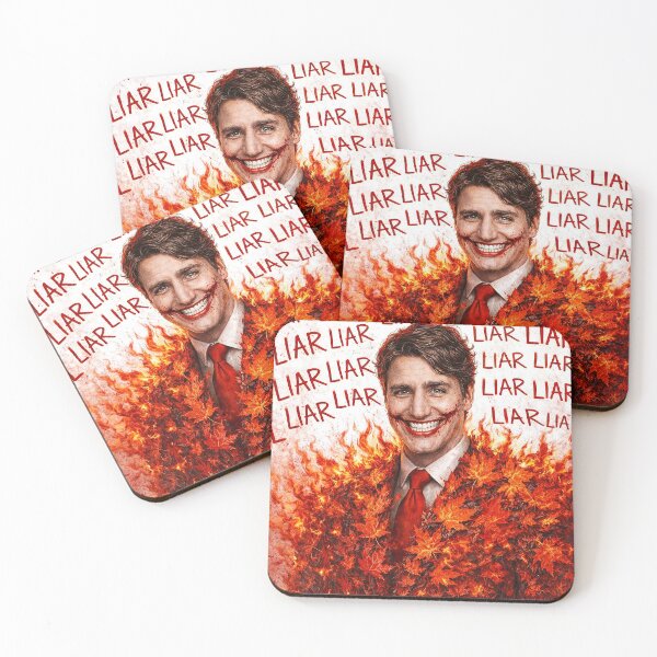 Item preview, Liar Liar – Burning Truth Political Satire Art - TURDEAU - Burning of Canada  designed and sold by lapart.