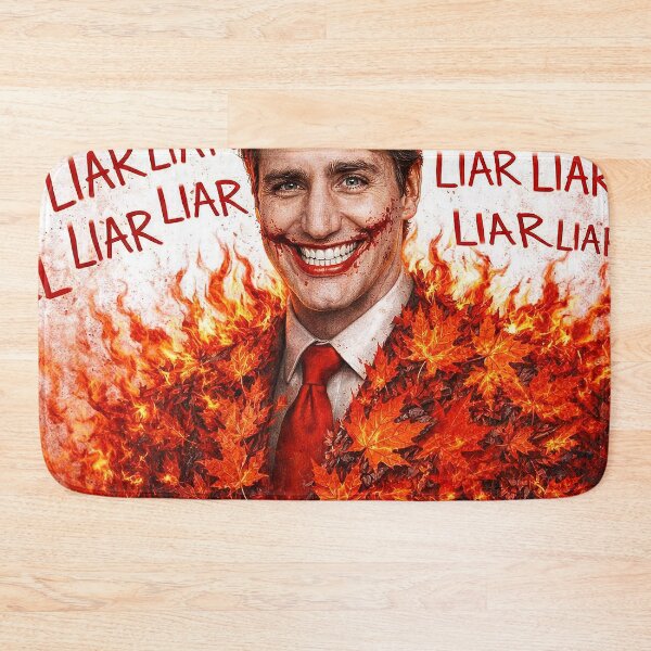 Item preview, Liar Liar – Burning Truth Political Satire Art - TURDEAU - Burning of Canada  designed and sold by lapart.