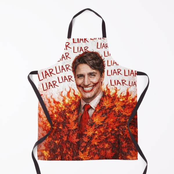 Item preview, Liar Liar – Burning Truth Political Satire Art - TURDEAU - Burning of Canada  designed and sold by lapart.
