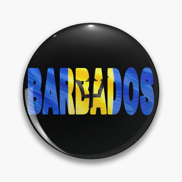 Item preview, BARBADOS - Flag Flying in Wind cut to Letters Souvenir Sticker Shirt designed and sold by Adam Gormley.
