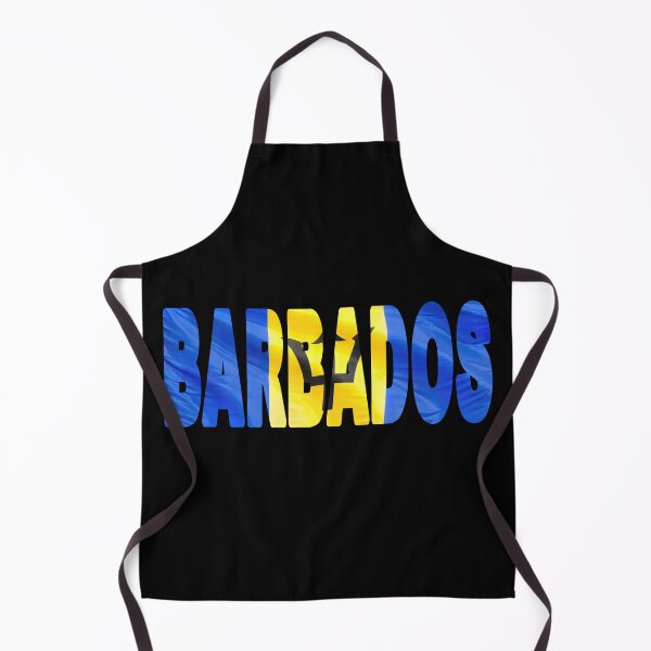 Item preview, BARBADOS - Flag Flying in Wind cut to Letters Souvenir Sticker Shirt designed and sold by Adam Gormley.