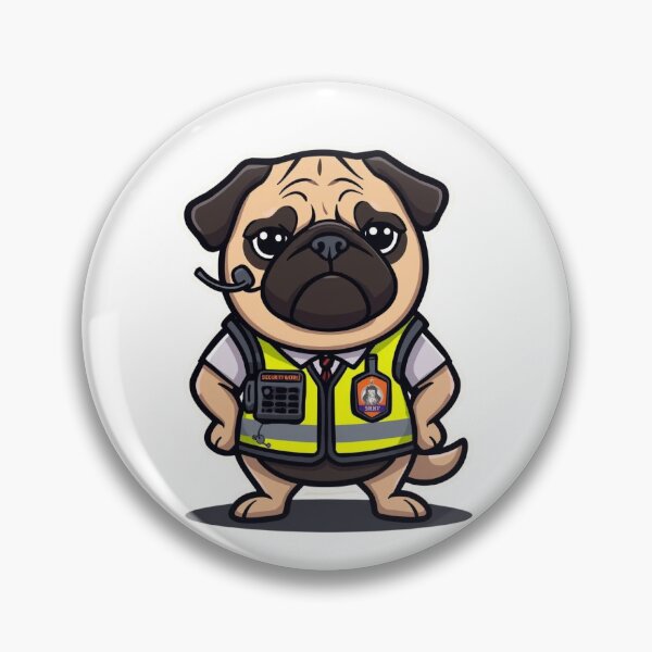Item preview, Ruff and Ready Pug designed and sold by Norfolk-N-Good.