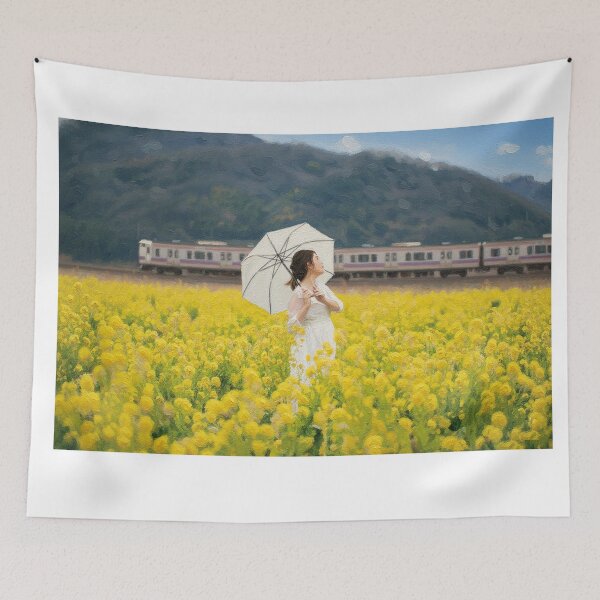 Item preview, Journey Through the Nanohana Field designed and sold by aska-studio.
