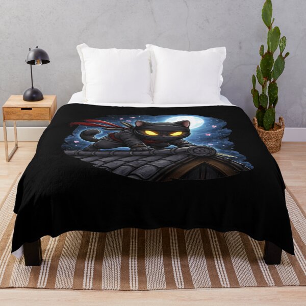Item preview, Cat Attack Ninja | Fierce Night Warrior Cat designed and sold by Shtex.