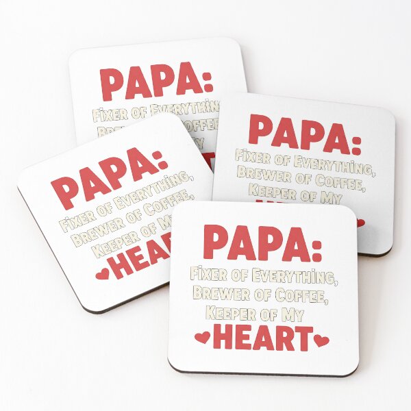 Item preview, Funny Valentine’s Papa Shirt – Fixer of Everything, Brewer of Coffee, Keeper of My Heart designed and sold by Muzgle.