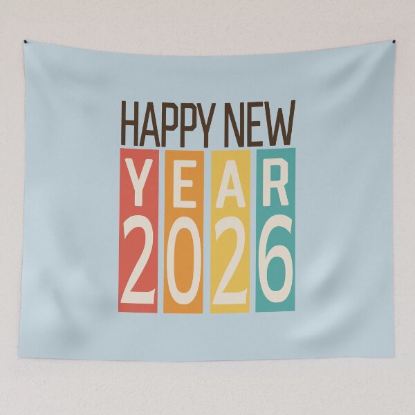 Item preview, Colorful Happy New Year 2026 designed and sold by NosandEdgy.