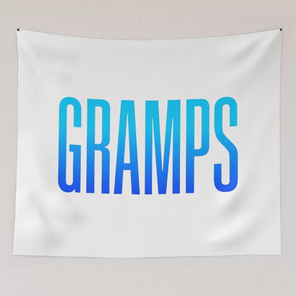 Item preview, Gramps, Blue Gradient Typography  designed and sold by Memes N Lore .