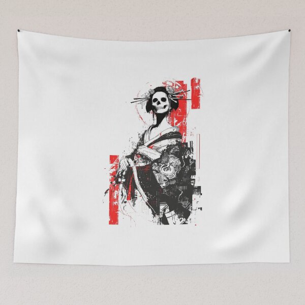 Item preview, Geisha Skeleton 03 — Glitch of the Floating World designed and sold by MuKuRo-SPIRIT.