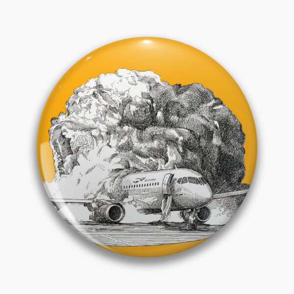 Item preview, Airplane Crash Landing on Runway designed and sold by Naux | Design & Illustration.
