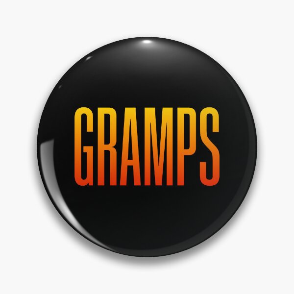 Item preview, Gramps, Orange Gradient Typography  designed and sold by Memes N Lore .