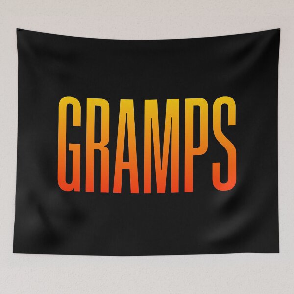 Item preview, Gramps, Orange Gradient Typography  designed and sold by Memes N Lore .