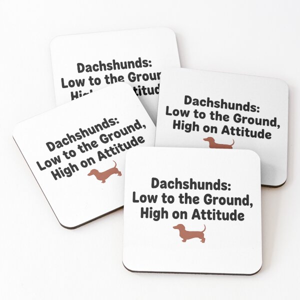Item preview, Funny Dachshund Shirt – Low to the Ground, High on Attitude designed and sold by Muzgle.