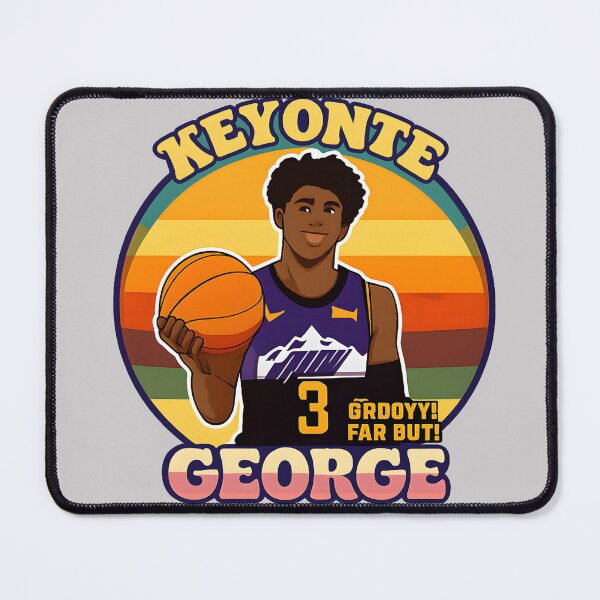 Item preview, Keyonte George Retro Basketball Art – 70s Vintage Style designed and sold by NOVAWEARIT.