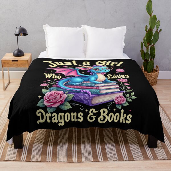 Item preview, Just a Girl Who Loves Dragons designed and sold by LarryMBrown.