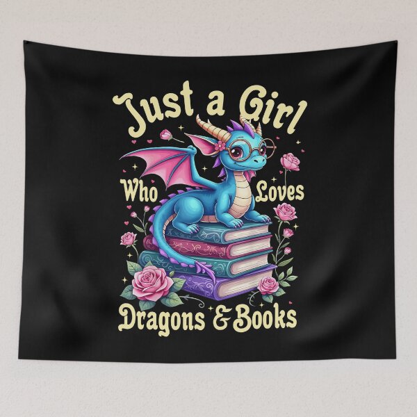 Item preview, Just a Girl Who Loves Dragons designed and sold by LarryMBrown.