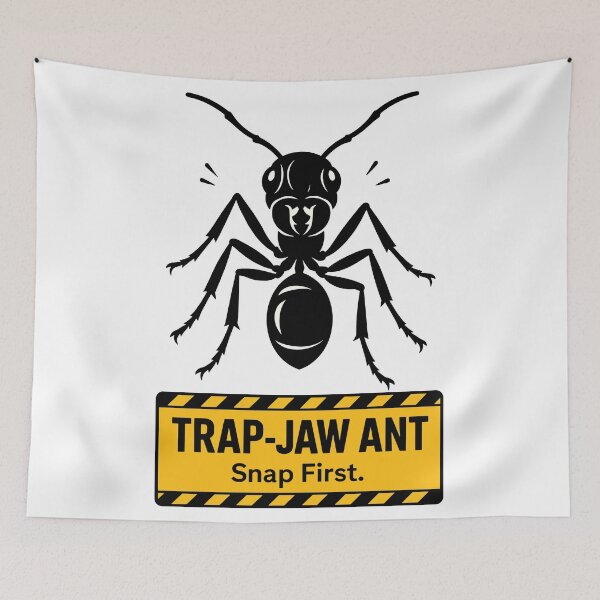 Item preview, Trap-Jaw Ant – Snap First | Fastest Mandibles in Nature designed and sold by WildlifeInc.