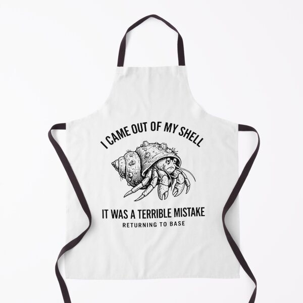 Item preview, Funny Hermit Crab Social Anxiety I Came Out Of My Shell designed and sold by gunaone-design.