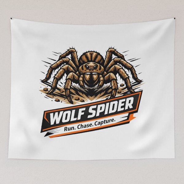 Item preview, Wolf Spider – Run Chase Capture designed and sold by WildlifeInc.