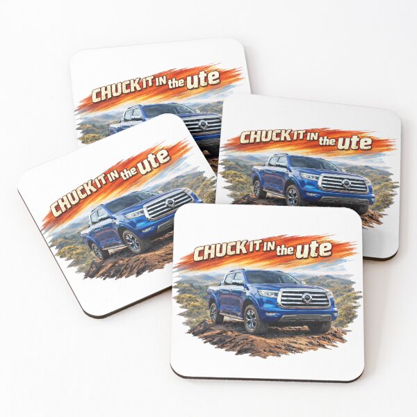 Item preview, Chuck It In The Ute Ad Artwork designed and sold by CougarDesigns.