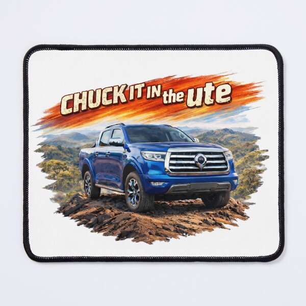 Item preview, Chuck It In The Ute Ad Artwork designed and sold by CougarDesigns.