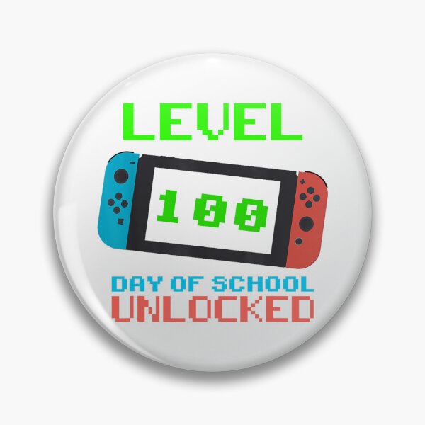 Item preview, Level 100 Days Of School Unlocked designed and sold by JamesDriggers.
