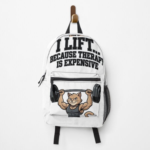 Item preview, Funny Gym Cat – Sarcastic Fitness Humor designed and sold by PG Shop Art.