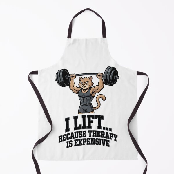 Item preview, Funny Gym Cat – Sarcastic Fitness Humor designed and sold by PG Shop Art.