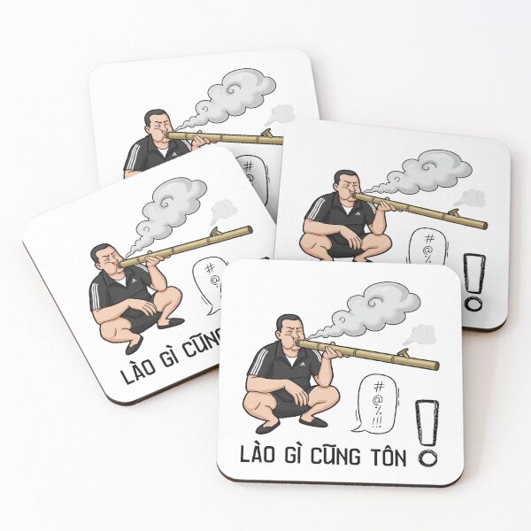 Item preview, Vietnamese Satirical "Thuốc lào" Smoking Guy designed and sold by RosalinesEyes.
