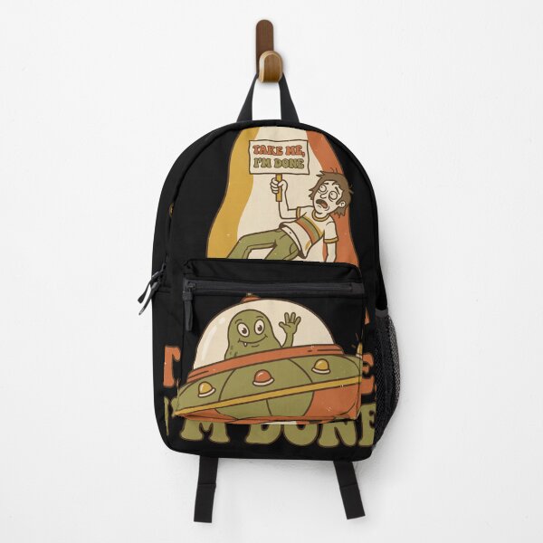 Item preview, Funny UFO Abduction – Retro Sci-Fi Alien Humor designed and sold by PG Shop Art.