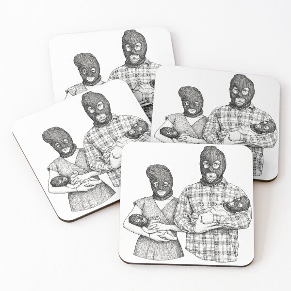 Item preview, Bandit Family Photo designed and sold by Naux | Design & Illustration.