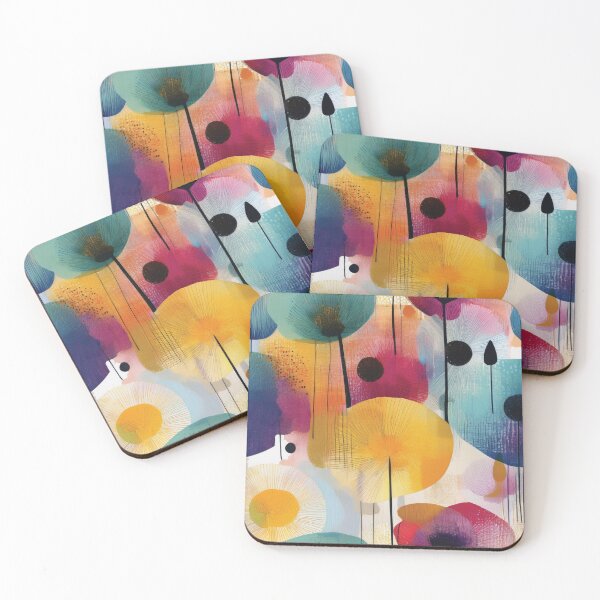 Item preview, Bold Abstract Flowers designed and sold by DuckyRubin.