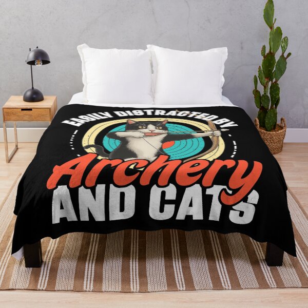 Item preview, Easily Distracted Archery Cat Shirt designed and sold by LarryMBrown.