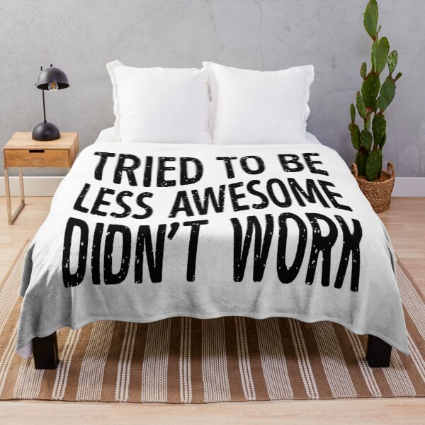 Item preview, Tried to Be Less Awesome – Funny Typography Quote Design designed and sold by ArthousePromos.