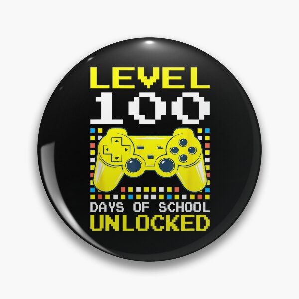Item preview, Level 100 Days Of School Unlocked designed and sold by JamesDriggers.