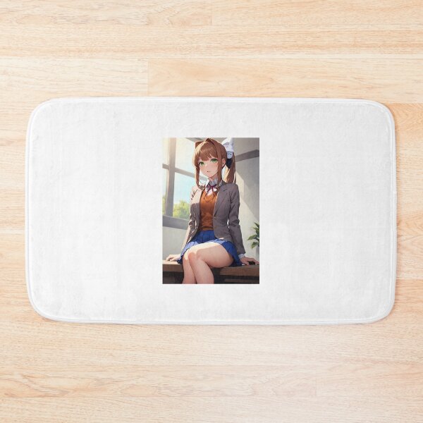 Item preview, Monika DDLC Fan Art - Just Monika School Girl Anime Aesthetic designed and sold by iloveanimechibi.