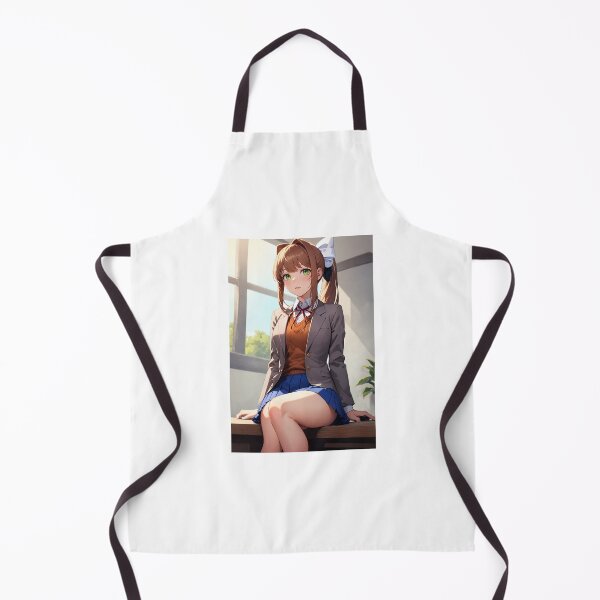 Item preview, Monika DDLC Fan Art - Just Monika School Girl Anime Aesthetic designed and sold by iloveanimechibi.