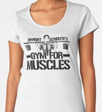 Dwight Schrute’s Gym for Muscles Women's Premium T-Shirt
