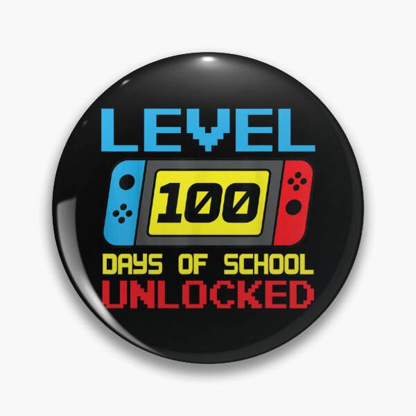 Item preview, Level 100 Days Of School Unlocked designed and sold by JamesDriggers.