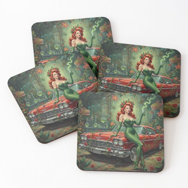 Item preview, Botanical Bombshell - 1950s Vintage Greenhouse Pinup designed and sold by Art's Diner.