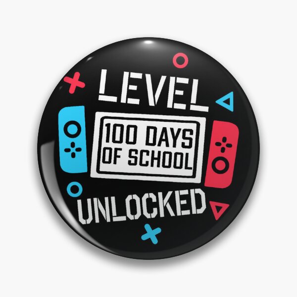 Item preview, Level 100 Days Of School Unlocked designed and sold by JamesDriggers.