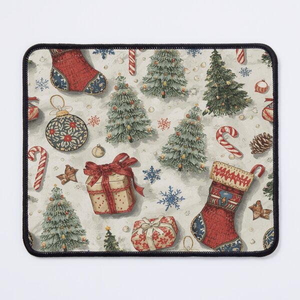Item preview, Christmas Vintage Retro family Pattern designed and sold by Artventive.