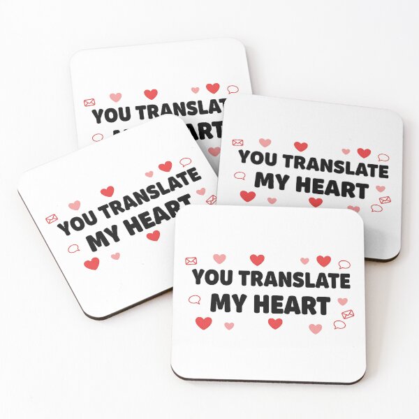 Item preview, Funny Translator Valentine Shirt – You Translate My Heart designed and sold by Muzgle.